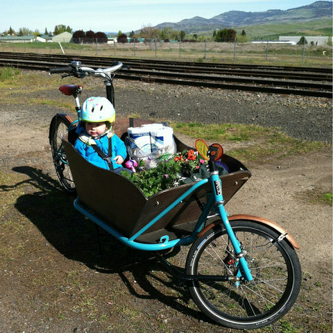 CETMA cargo bike in Portland, Oregon.
