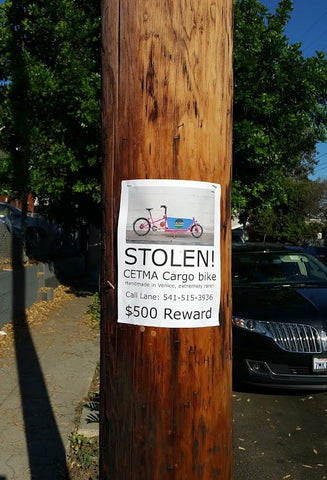 Stolen CETMA flyer