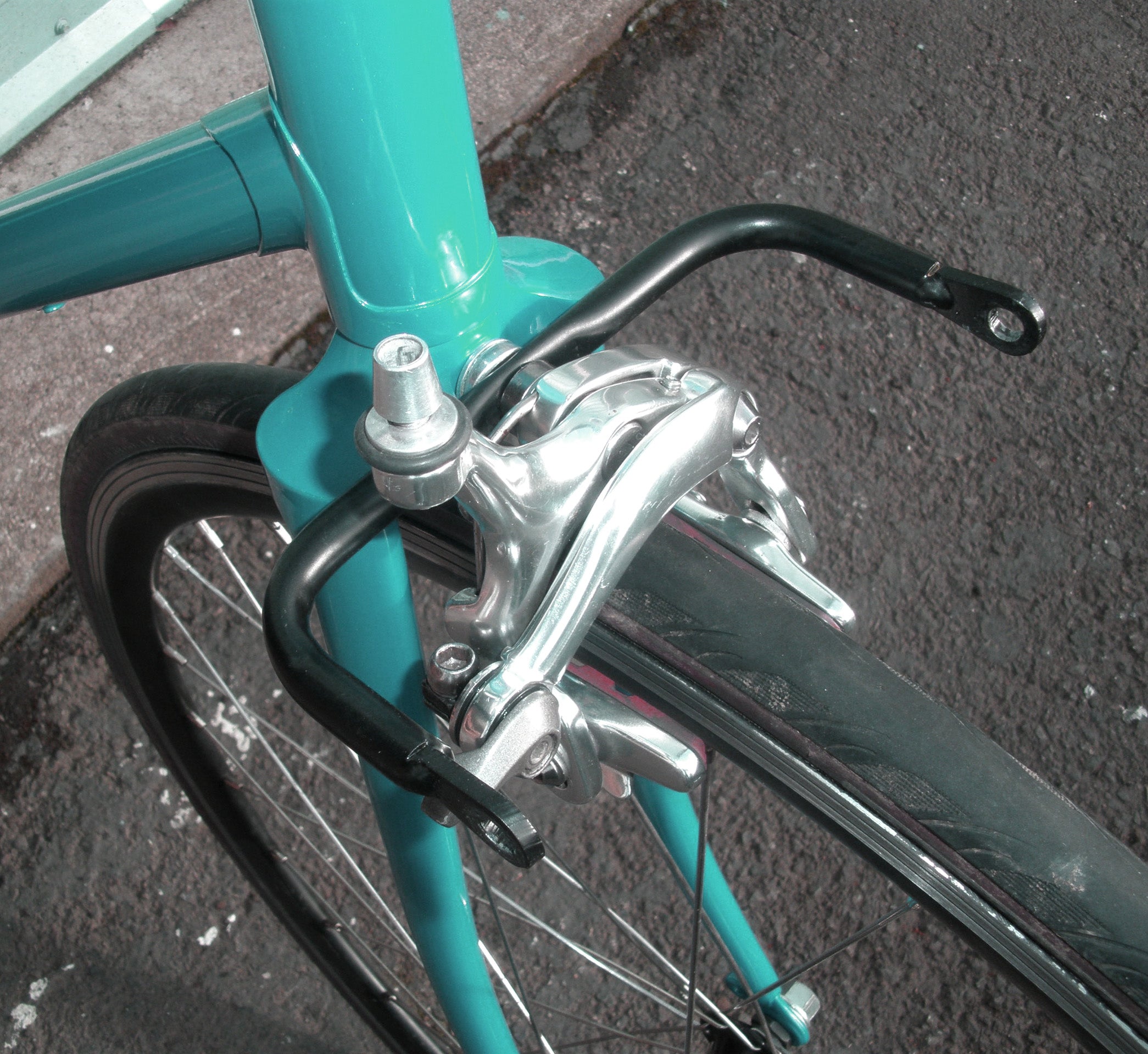 frame mounted front rack