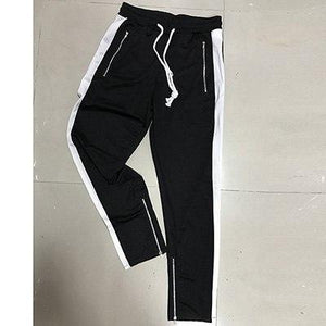 sweatpants with zipper bottom