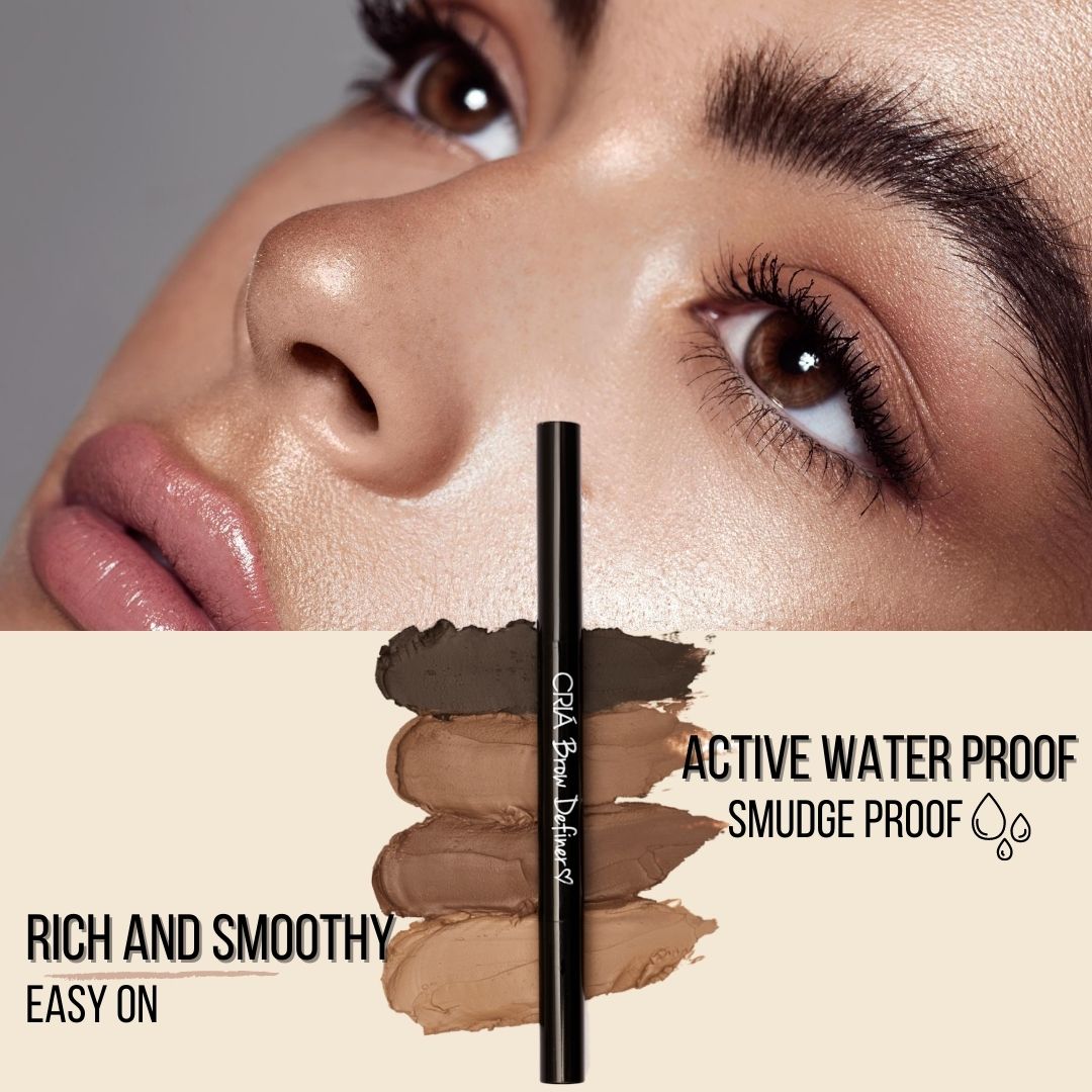 Rich and smooth brow liner with water proof and smudge proof formula