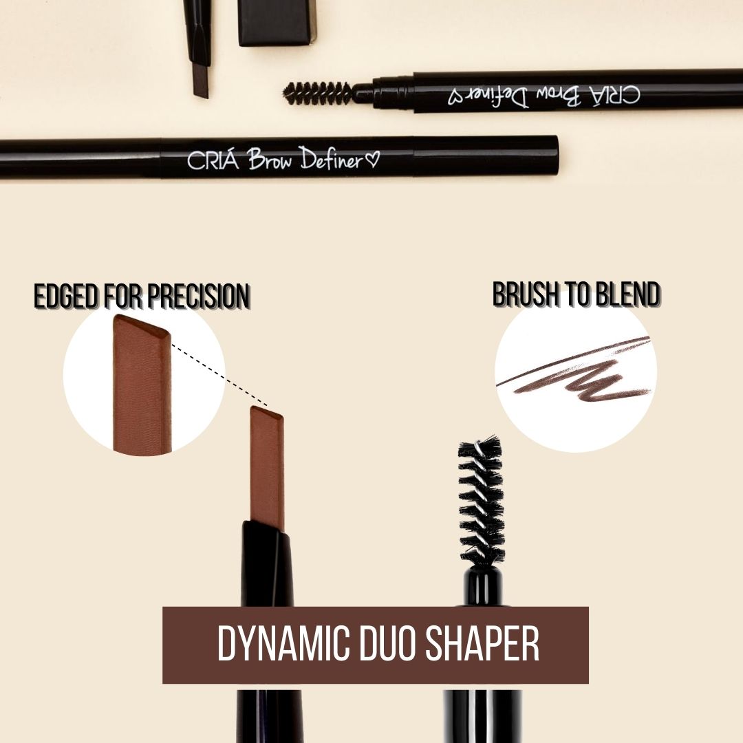 Dynamic duo ended for brow precision and natural look