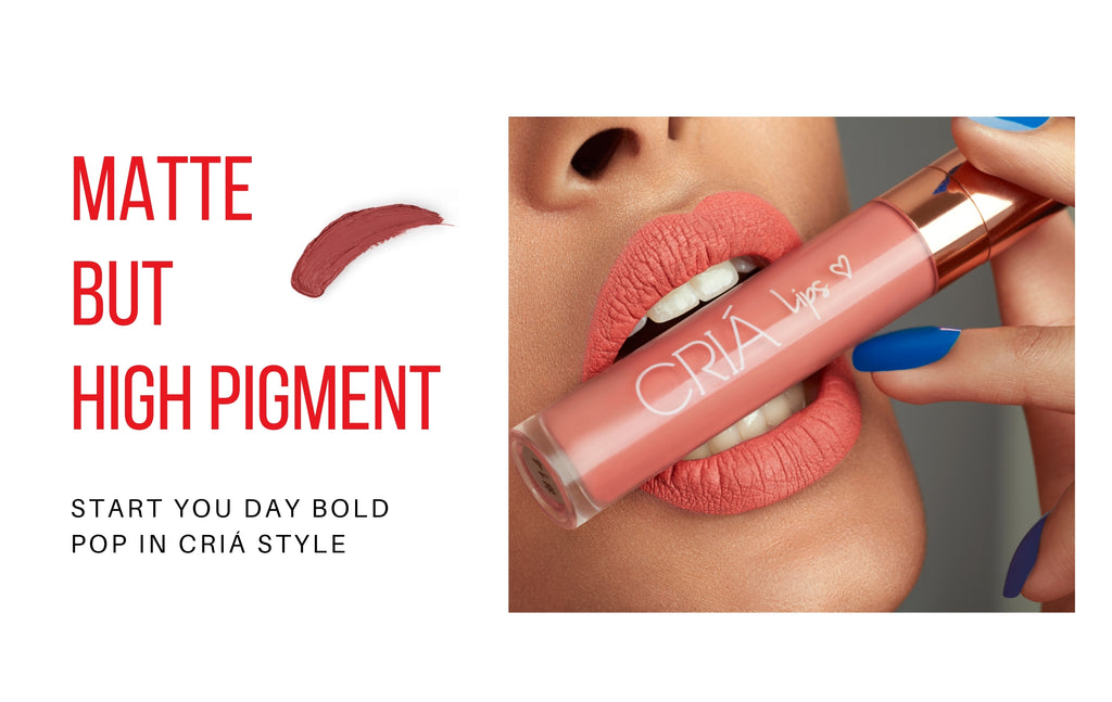 Matte liquid lipstick high pigment