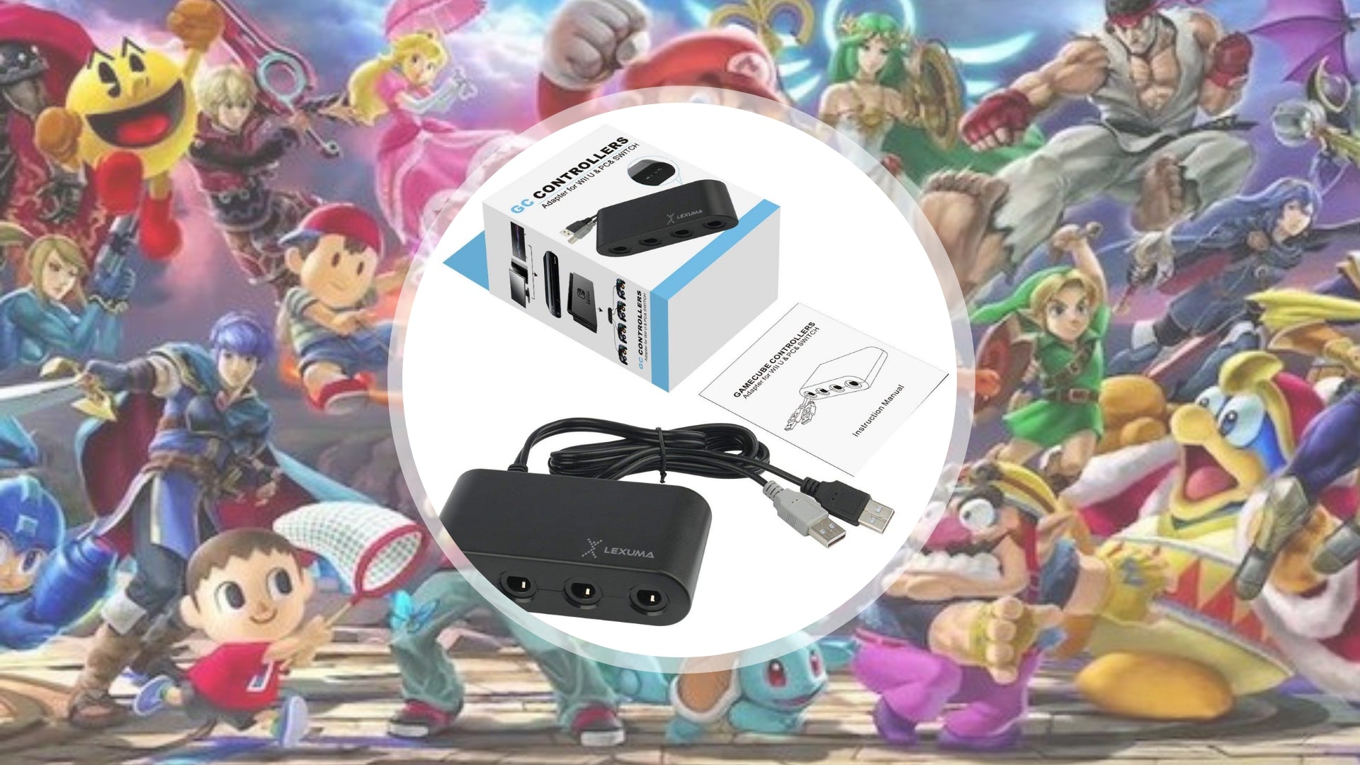 Gamecube Controller Adapter Unboxing Support Wii U Nintendo Switch