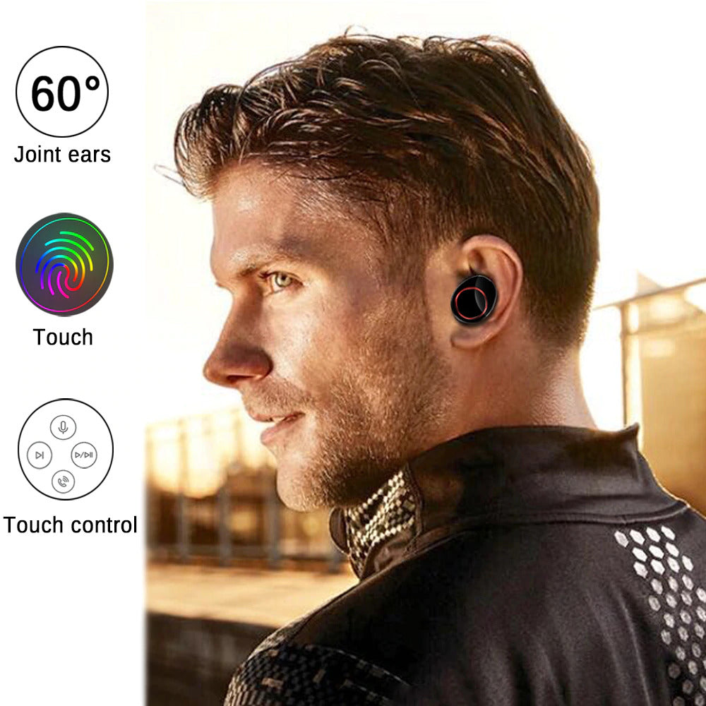 Lexuma Xbud-Z True Wireless stereo In-Ear Bluetooth With Charging Case IPX7 waterproof earbuds for working out running headphones earphones with power bank Water-resistant rechargeable mpow flame AS X2T+ ip8 jbl endurance dive jabra elite 65t ikanzi TWS-X9 x3t x4t tws apa itu tws i12 tozo t10 best wireless earbuds best wireless earbuds for working out in ear design comfortable
