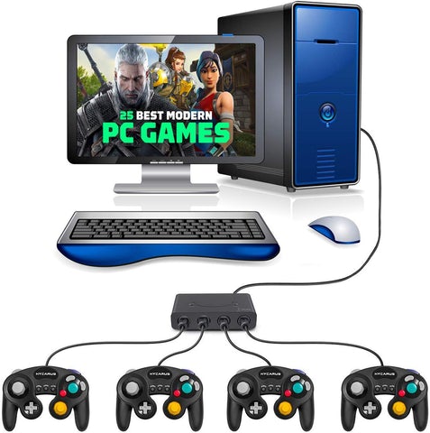 why we need GameCube Controller and GameCube Adapter - pc set up