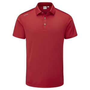 Ping Gents Lindum Polo Shirt Rich Red