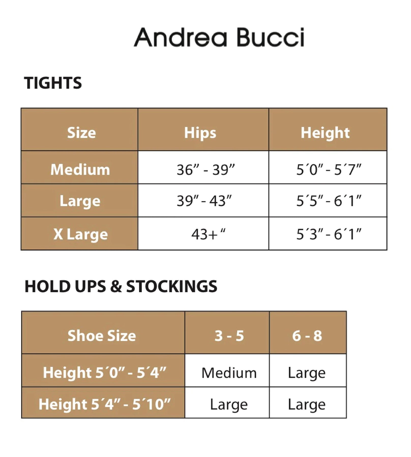 Andrea Bucci 200 Denier Thermal Footless Tights – Vida Lingerie