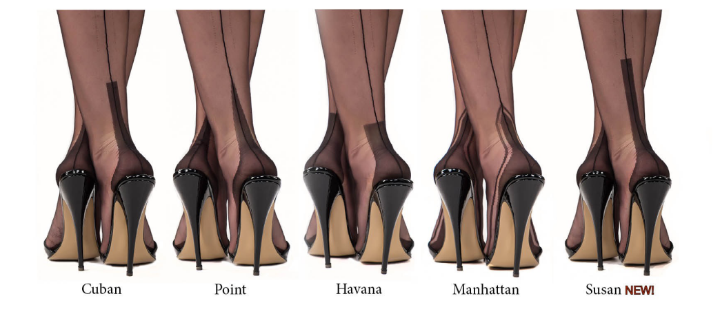Gio Susan Heel Seamed Fully Fashioned Stockings 15 Denier - One Colour ...