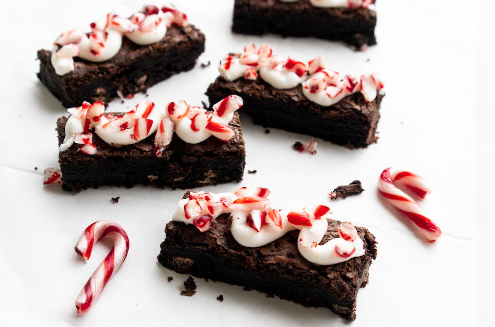 Little Lunch Box Co shares their candy cane brownies recipe