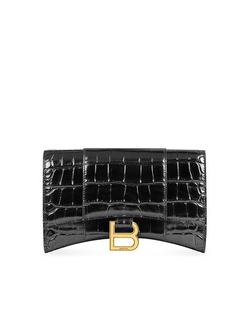 Romeo Wallet / Crocodile Embossed Leather : : Everything Else