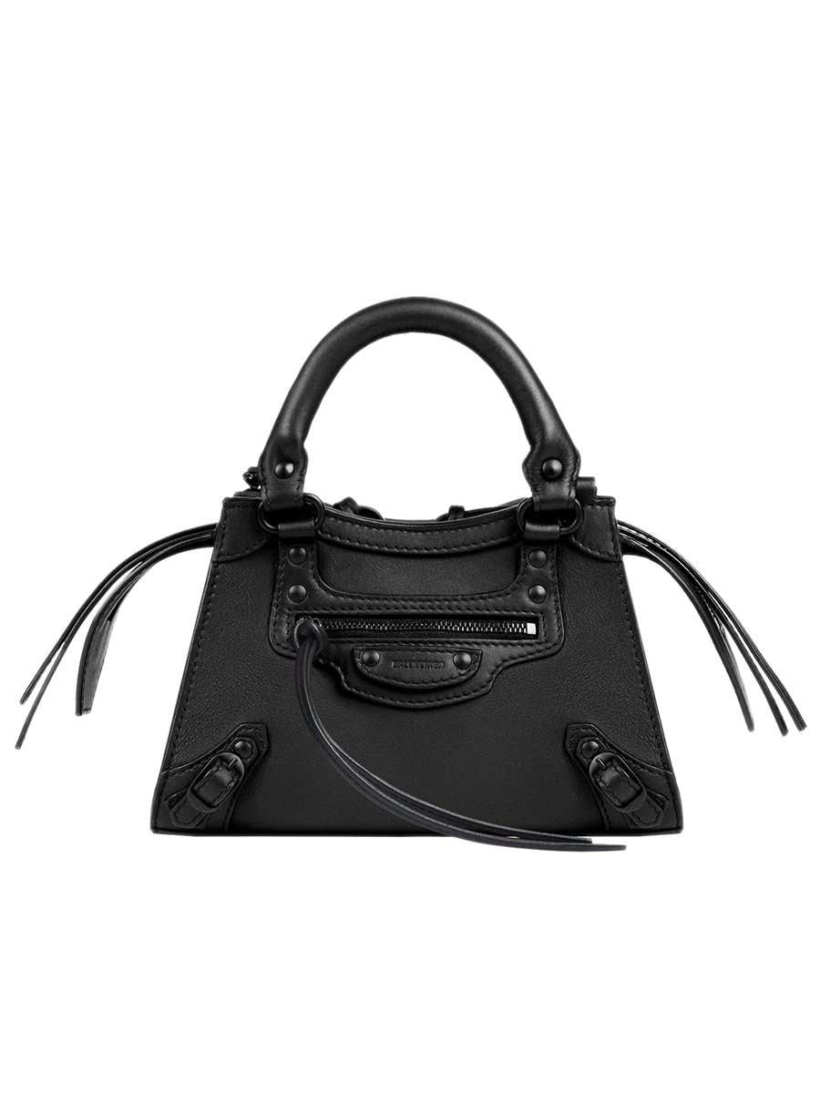 Neo Classic Mini Top Handle Bag in Black | Cosette