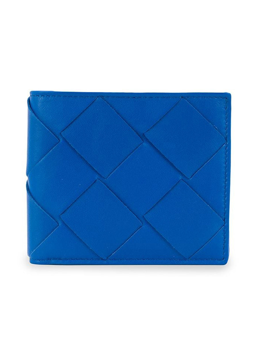 Bottega Veneta Bi-Fold Wallet in Cobalt | Designer Wallets – COSETTE