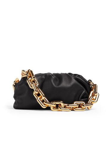 Bottega Veneta Chain Pouch Calf Turquoise