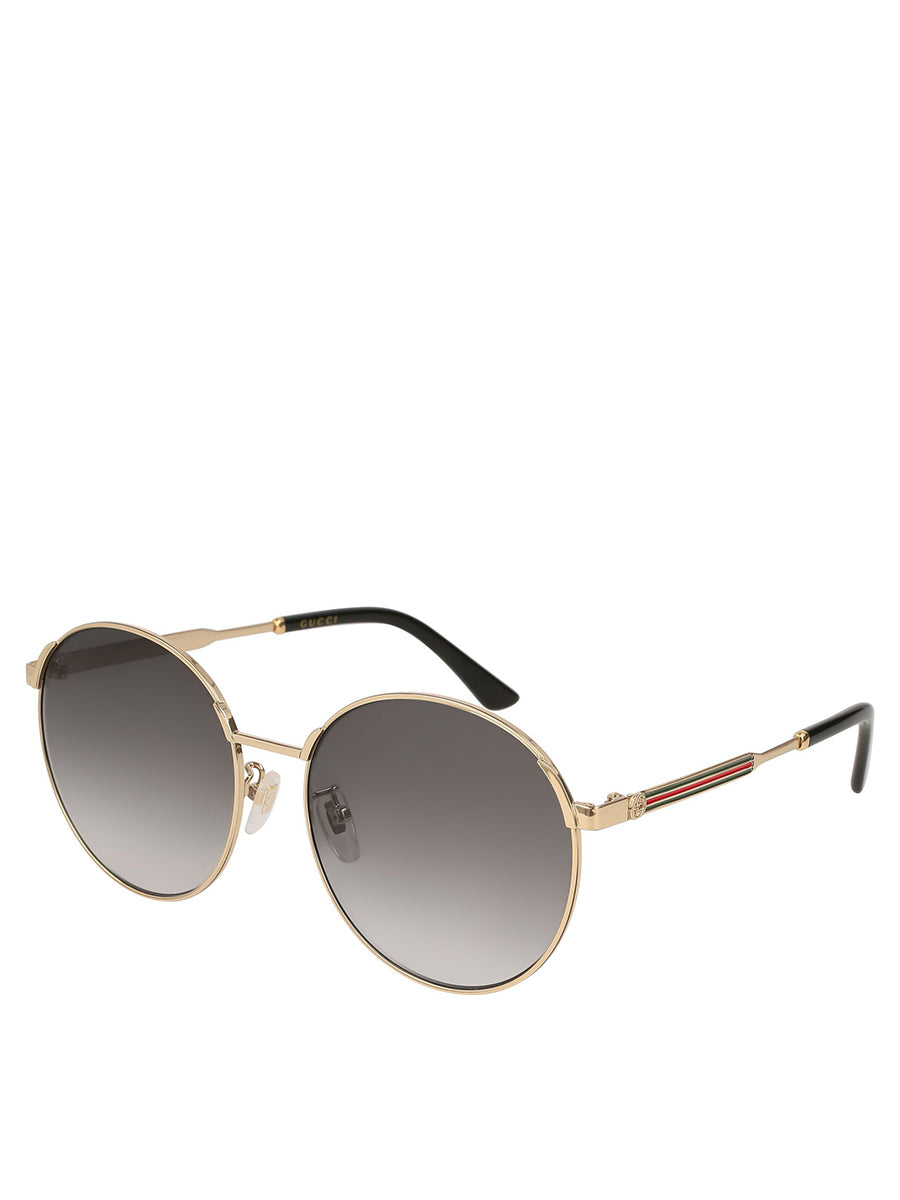 Gucci Round Sunglasses Gold | Designer Sunglasses | Cosette