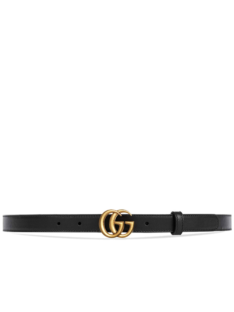Gucci Leather Belt with Double G Buckle 2cm | Cosette