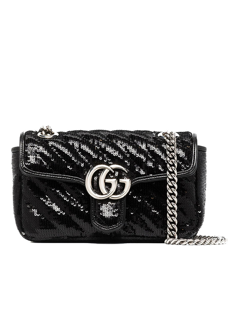 Gucci GG Marmont Mini Sequin Shoulder Bag | Cosette