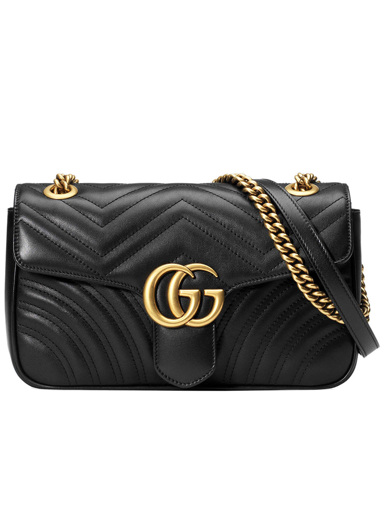 Gucci GG Marmont Small Matelasse Black 