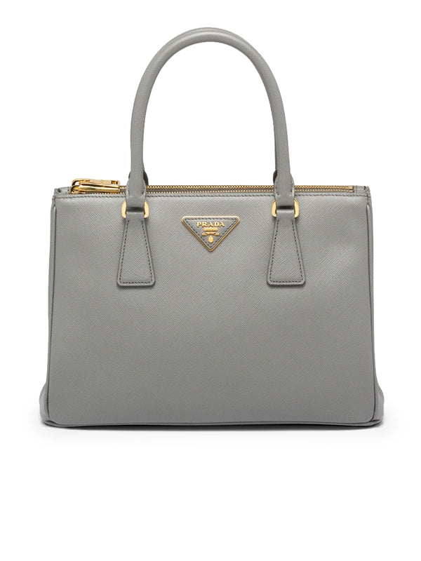 grey prada bag