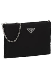 prada padded nylon clutch