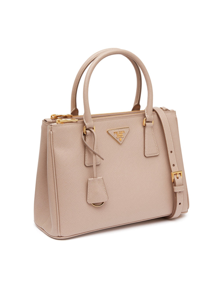 Galleria Saffiano Leather Medium Bag in Powder Pink – COSETTE