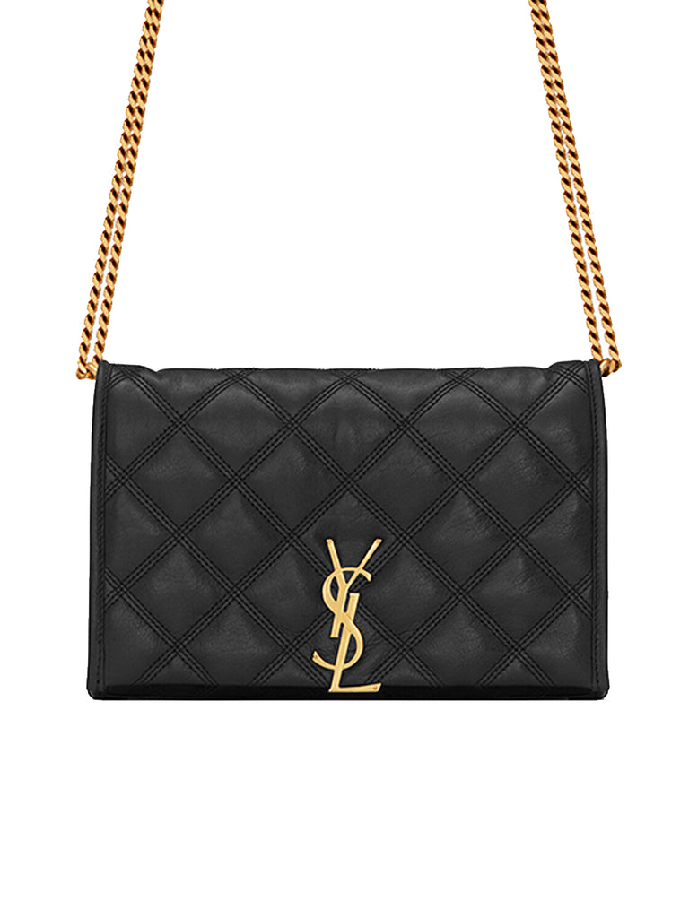 ysl becky chain wallet review