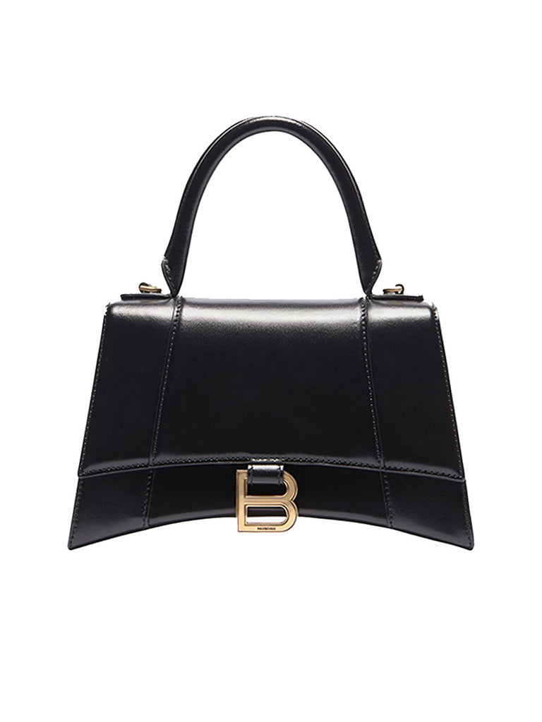 Womens Hourglass Xs Handbag Box in Black  Balenciaga US
