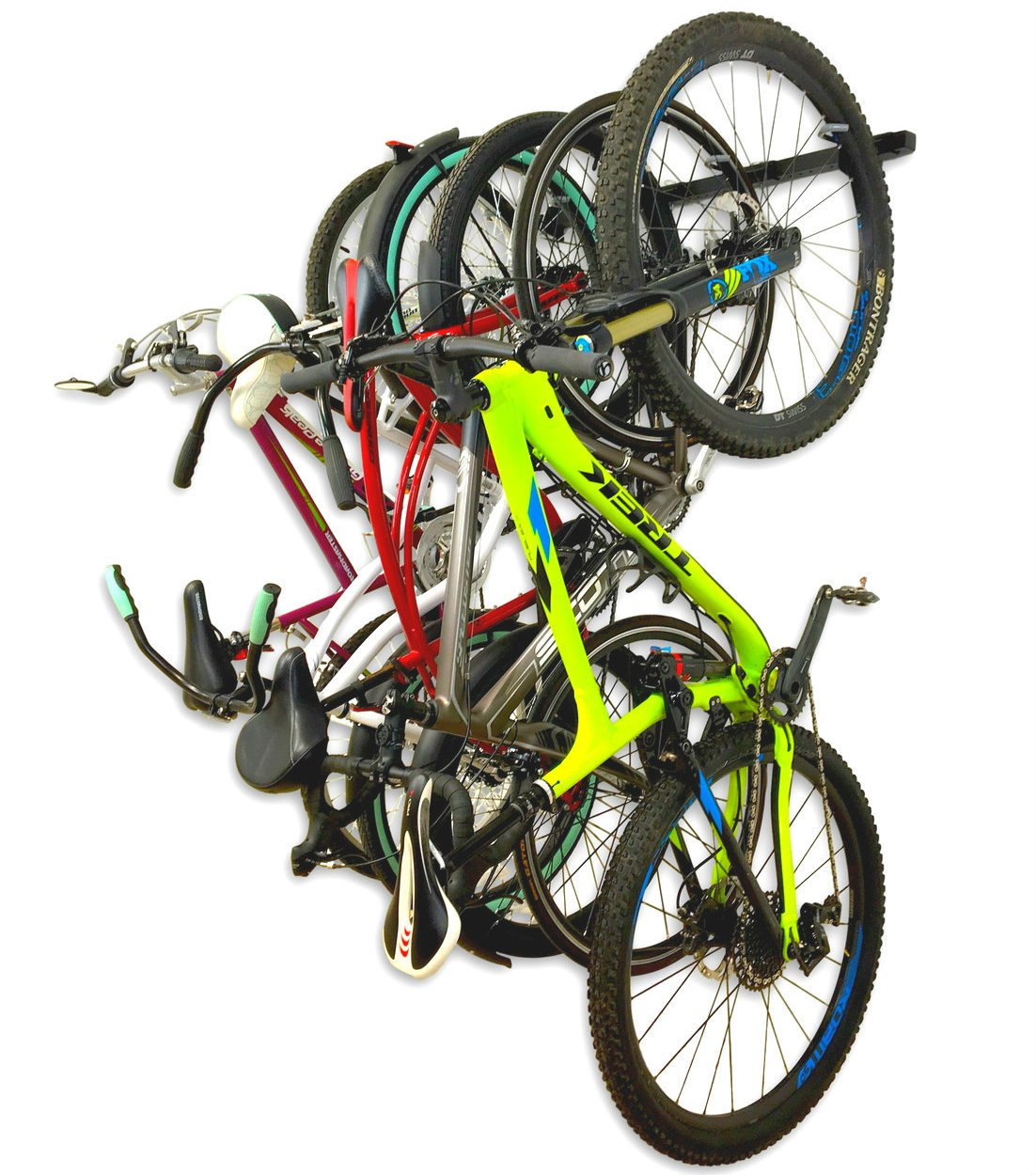 6 bike wall rack