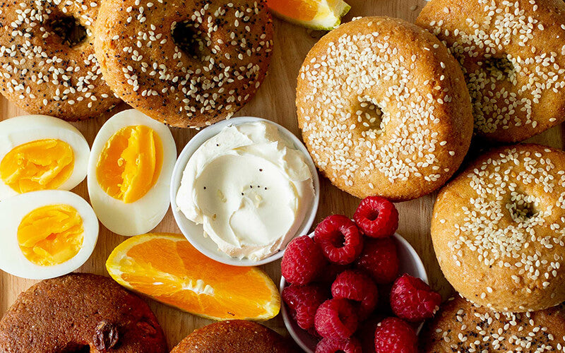 PBH Foods Keto Bagels on a platter