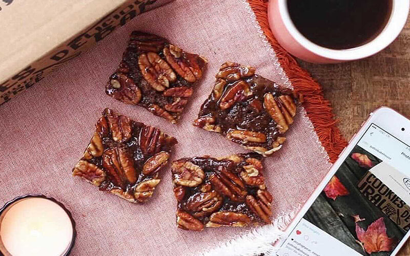 Paleo Pecan Pie Squares