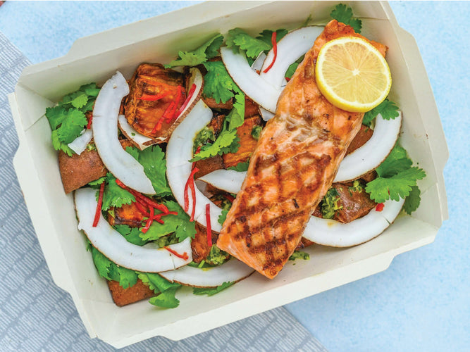 Salmon salad