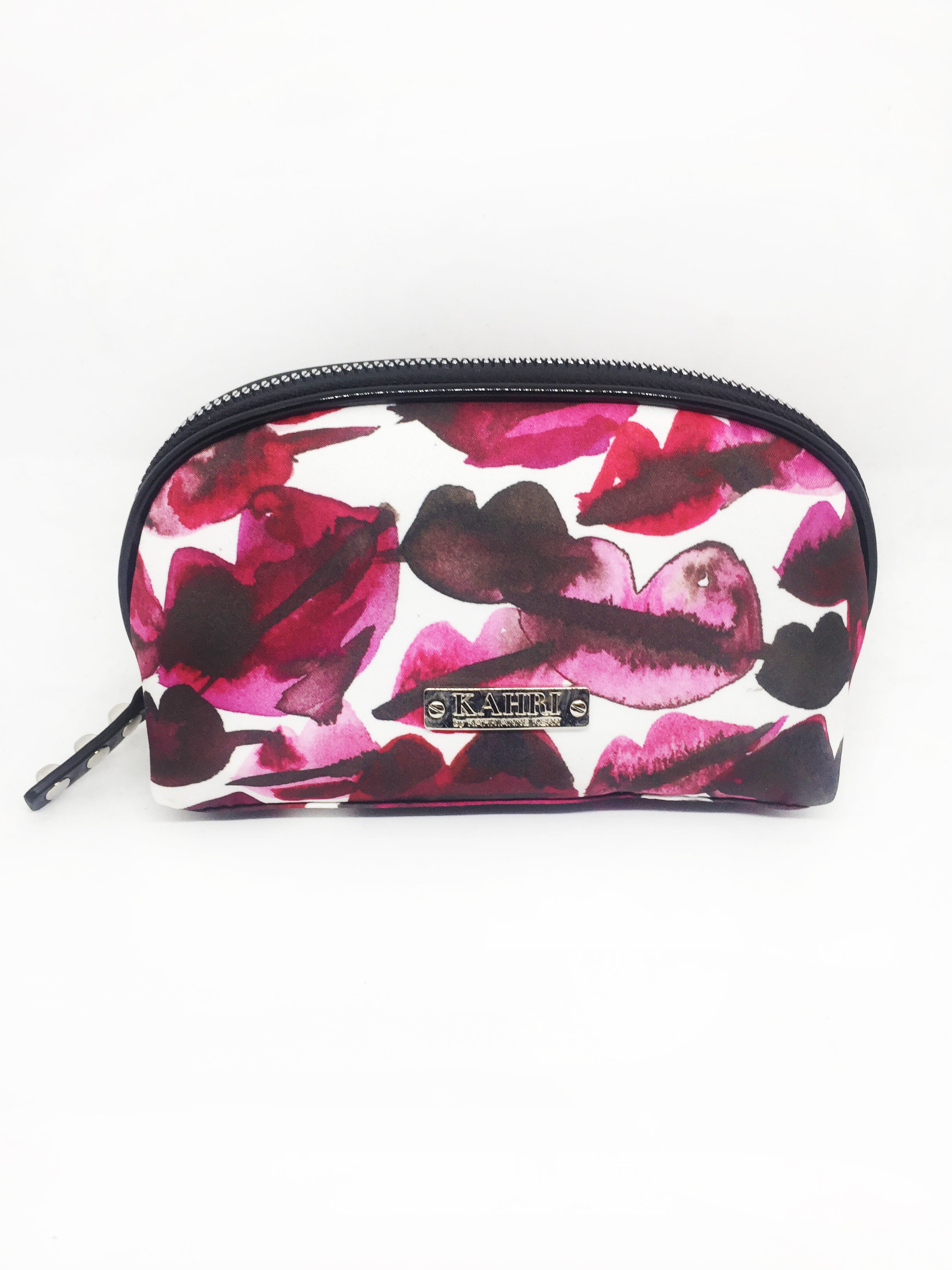 Lips Nylon Small Pouch - Kahri by KahriAnne Kerr