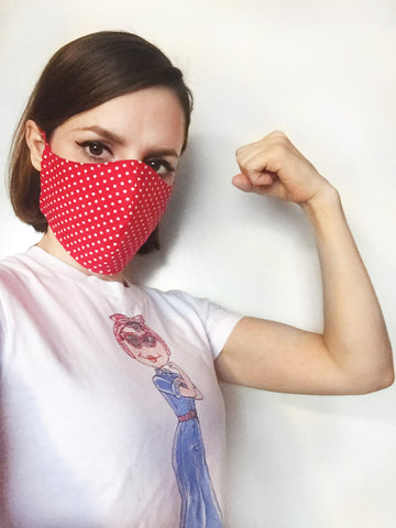 Rosie Face Mask with Filter Pocket