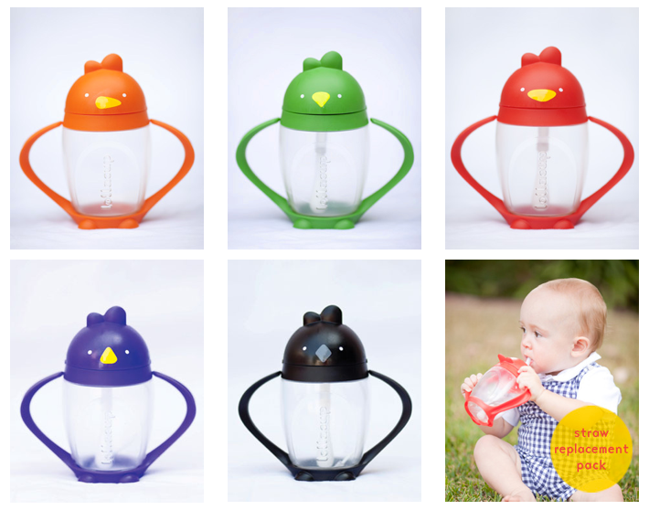 Infant/Toddler Straw Sippy Cup Made in USA BPA Free