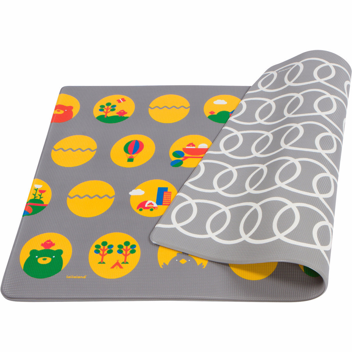 reversible baby play mat