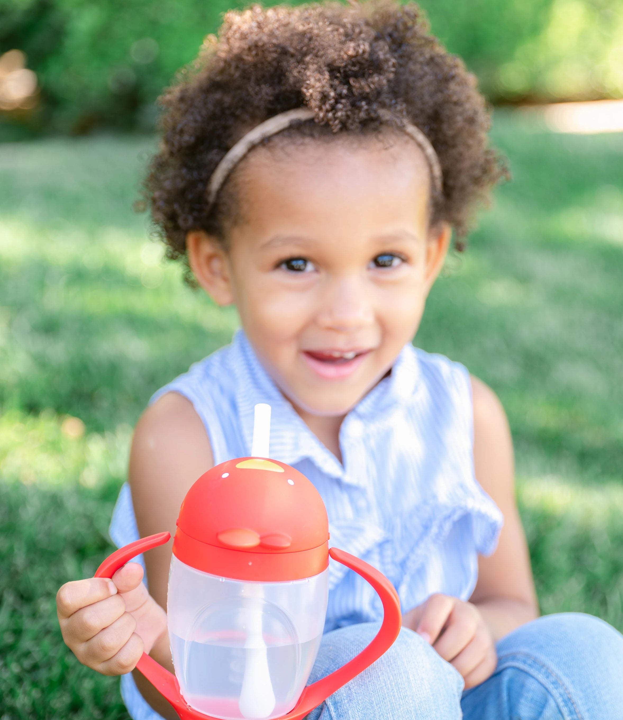 Lollacup - Straw Sippy Cup Bold Red