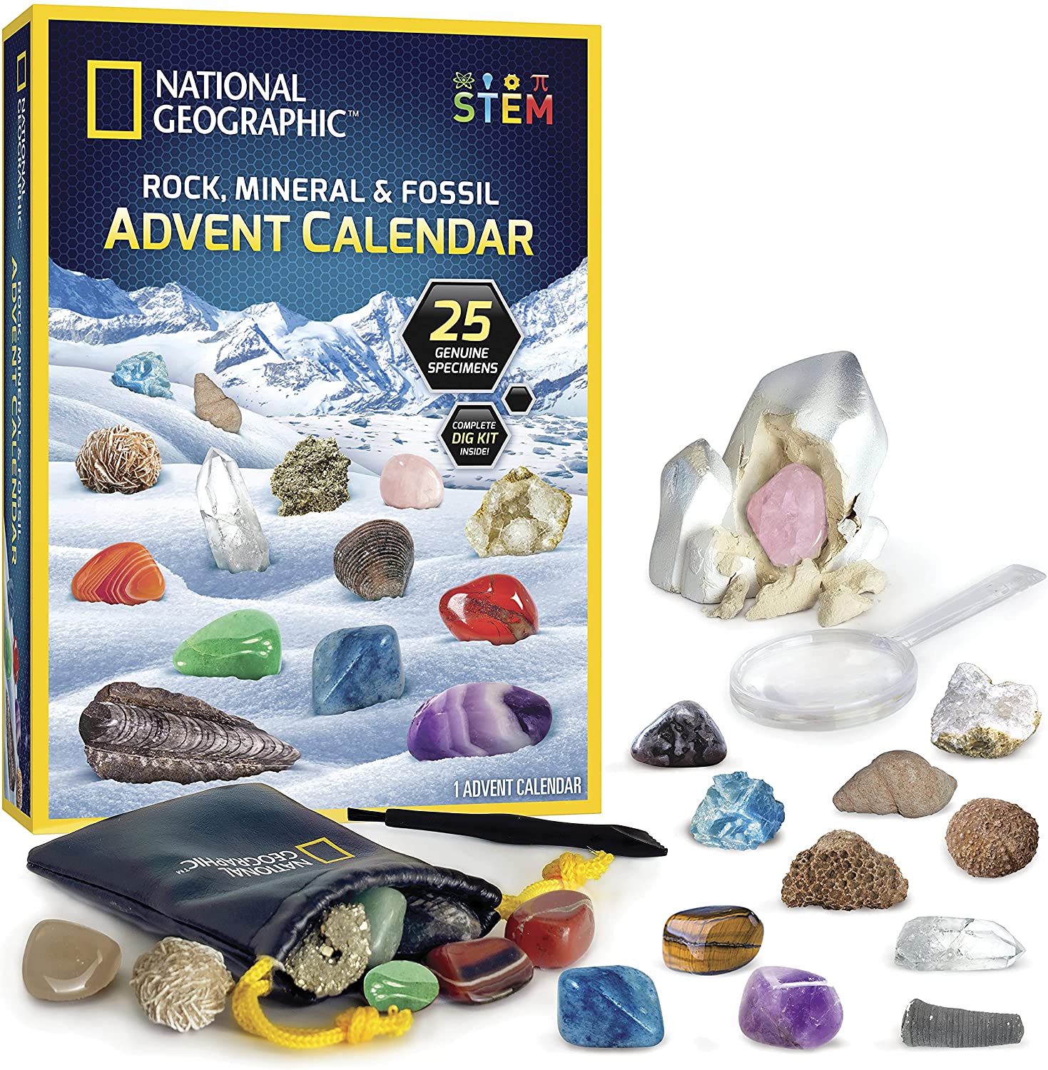 National Geographic Calendario Adviento Rocas Accesorios Mexicali
