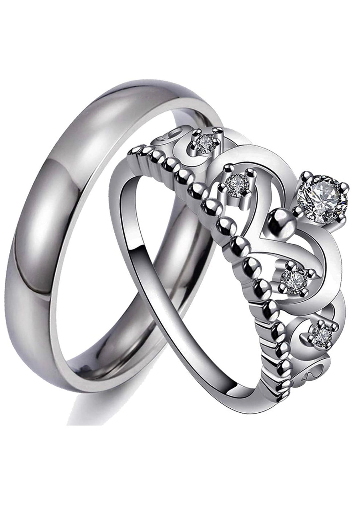 Anillo De Promesa Para Anillos De Sol Y Luna A Para él Y Ella, De Pareja Ajustables Para Novio, Novia, Regalos Para Boda, Día De San Valentín, Navidad,