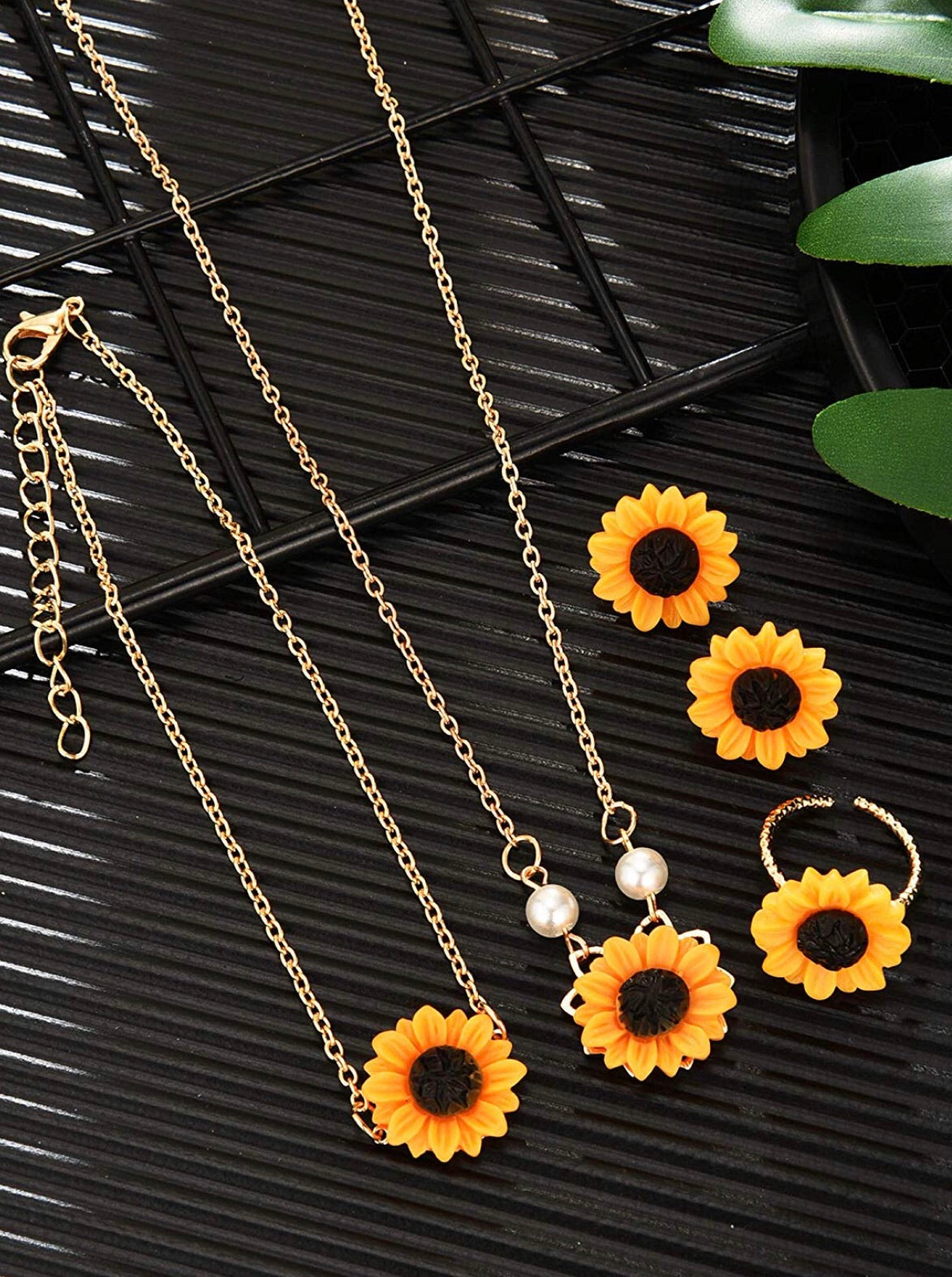 Set De Amantes De Girasol 4 pz – Accesorios-Mexicali