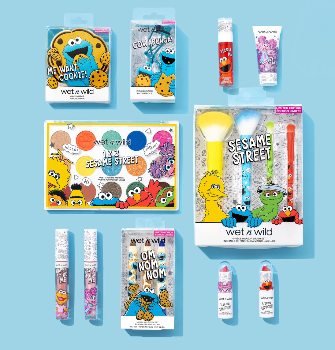 Wet n Wild Plaza Sesamo Set De Maquillaje – Accesorios-Mexicali