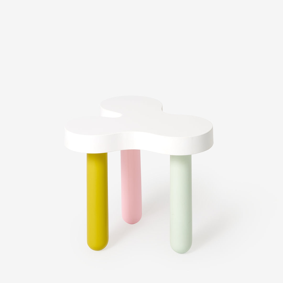 Splat Side Table, Short - Multi