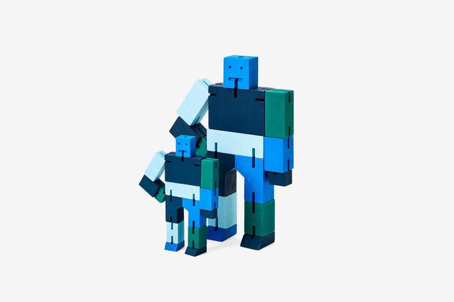 Areaware Cubebot Capsule Collection Blue Multi