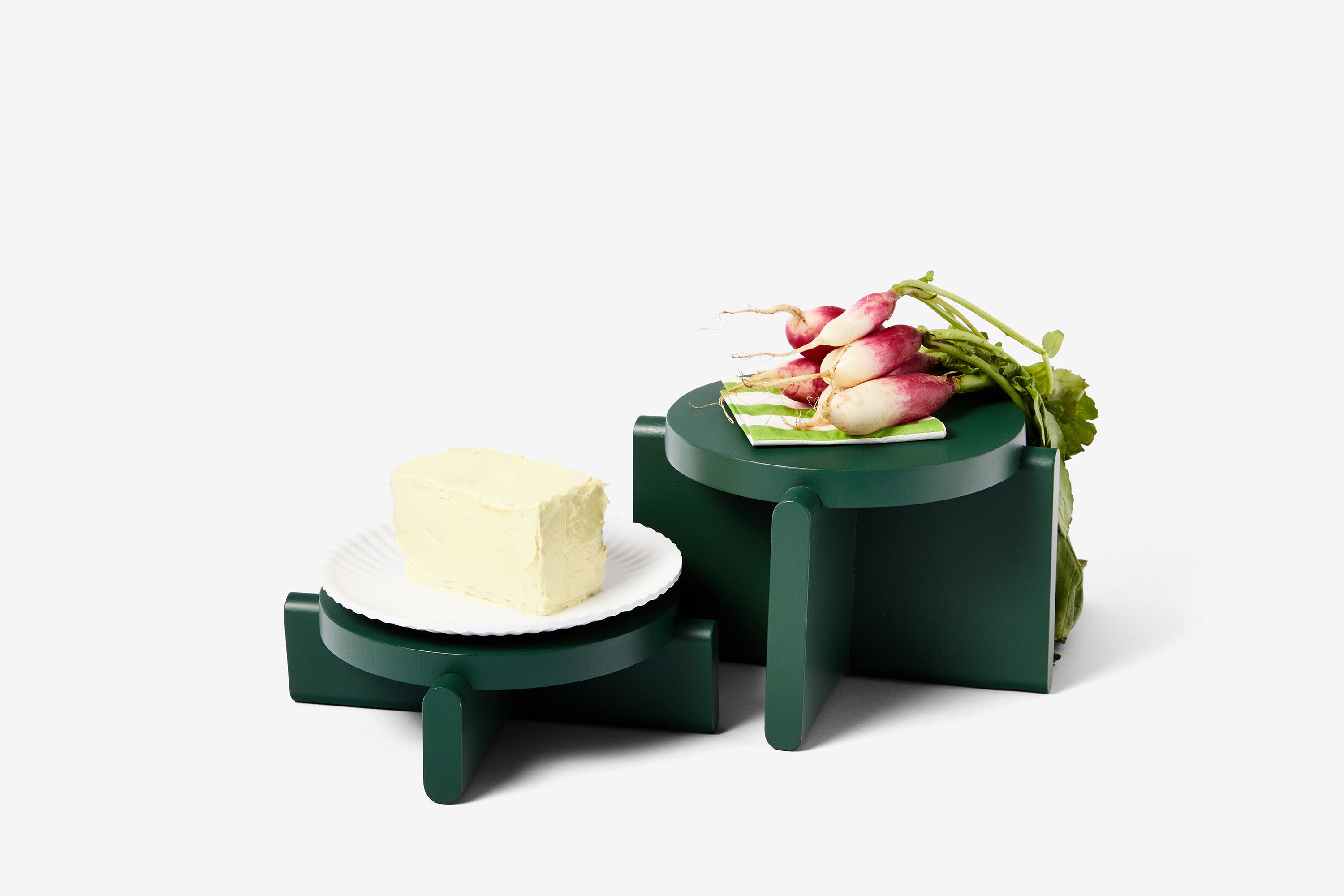 Plant Pedestals - Green