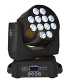 12x15w Stage Wedding Light RGBWA+UV 6in1 Led Wash Moving Head for Party DJ Club Theater Lights