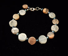 Moonstone, & Pearl Silver Bracelet - Leila Haikonen Jewellery