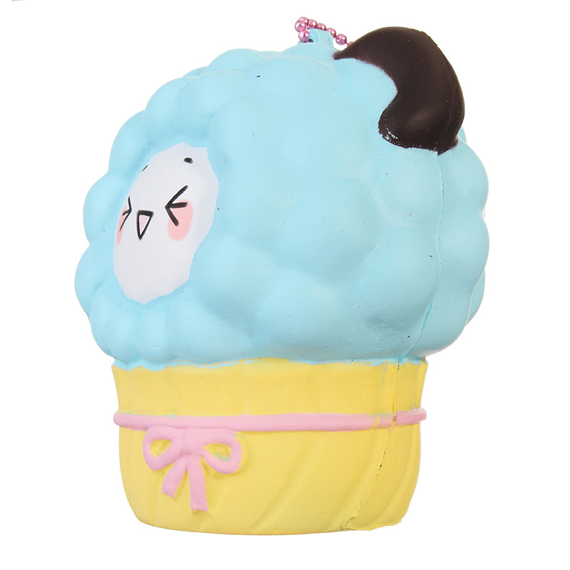 Vlampo Squishy Little Lamb Ice Cream Cupcake Slow Rising Licensed With Packaging Collection Gift Decor Toy