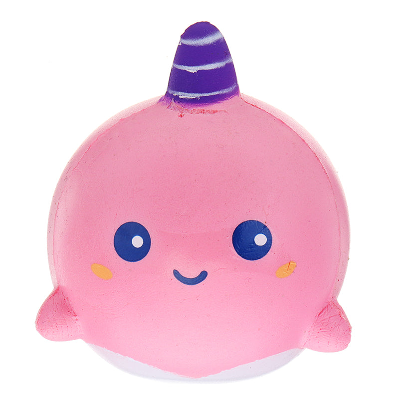 pink narwhal squishy