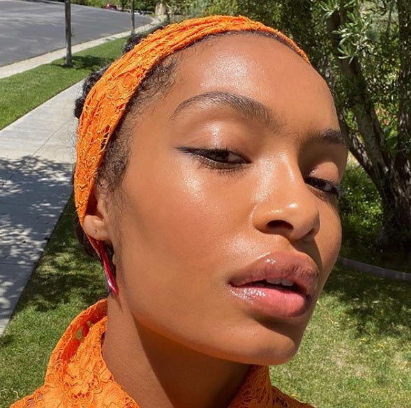 Yara Shahidi close up selfie.