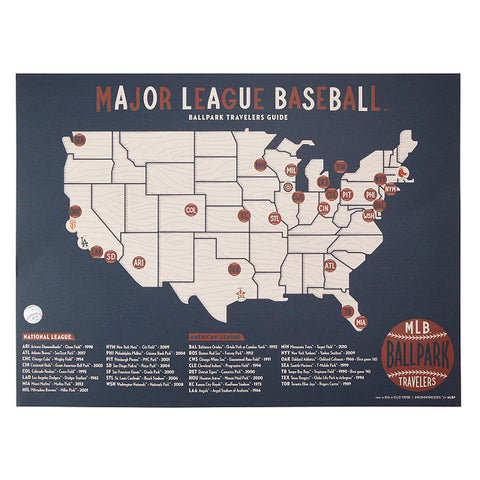 Baseball park map