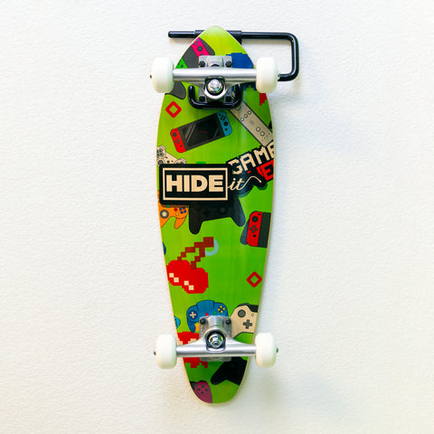 HIDEit DSkate Mount for skateboard vertical wall mount for skateboard decks wall mount for skateboard display skateboard holder
